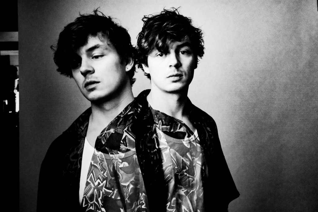 Bjorn Oli Hardarson and David Antonsson — black and white portrait